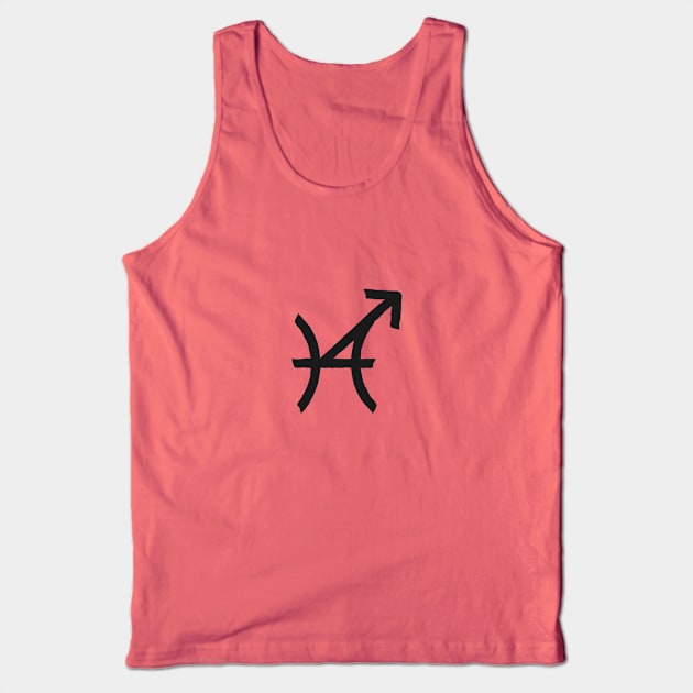 Pisces and Sagittarius Double Zodiac Horoscope Signs Tank Top by Zodiafy